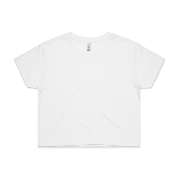 AS Colour CROP TEE - 4062 Front